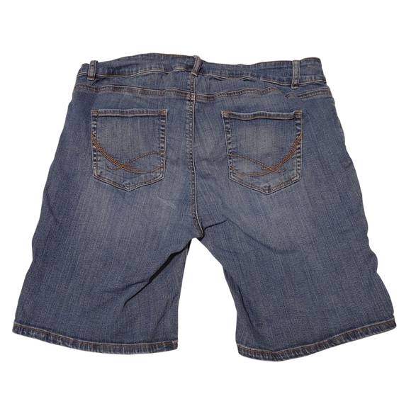 Denver Hayes Blue Denim Men's Shorts - Picture 2 of 6